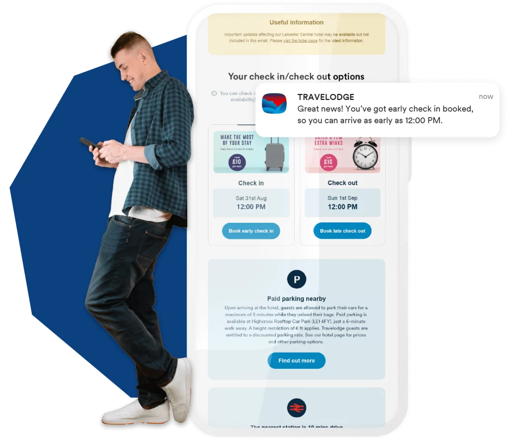 Travelodge App Notification