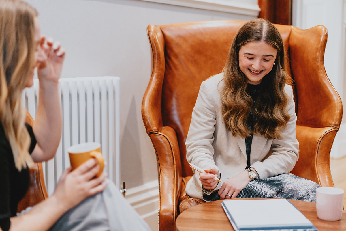 Junior Marketer taking Notes