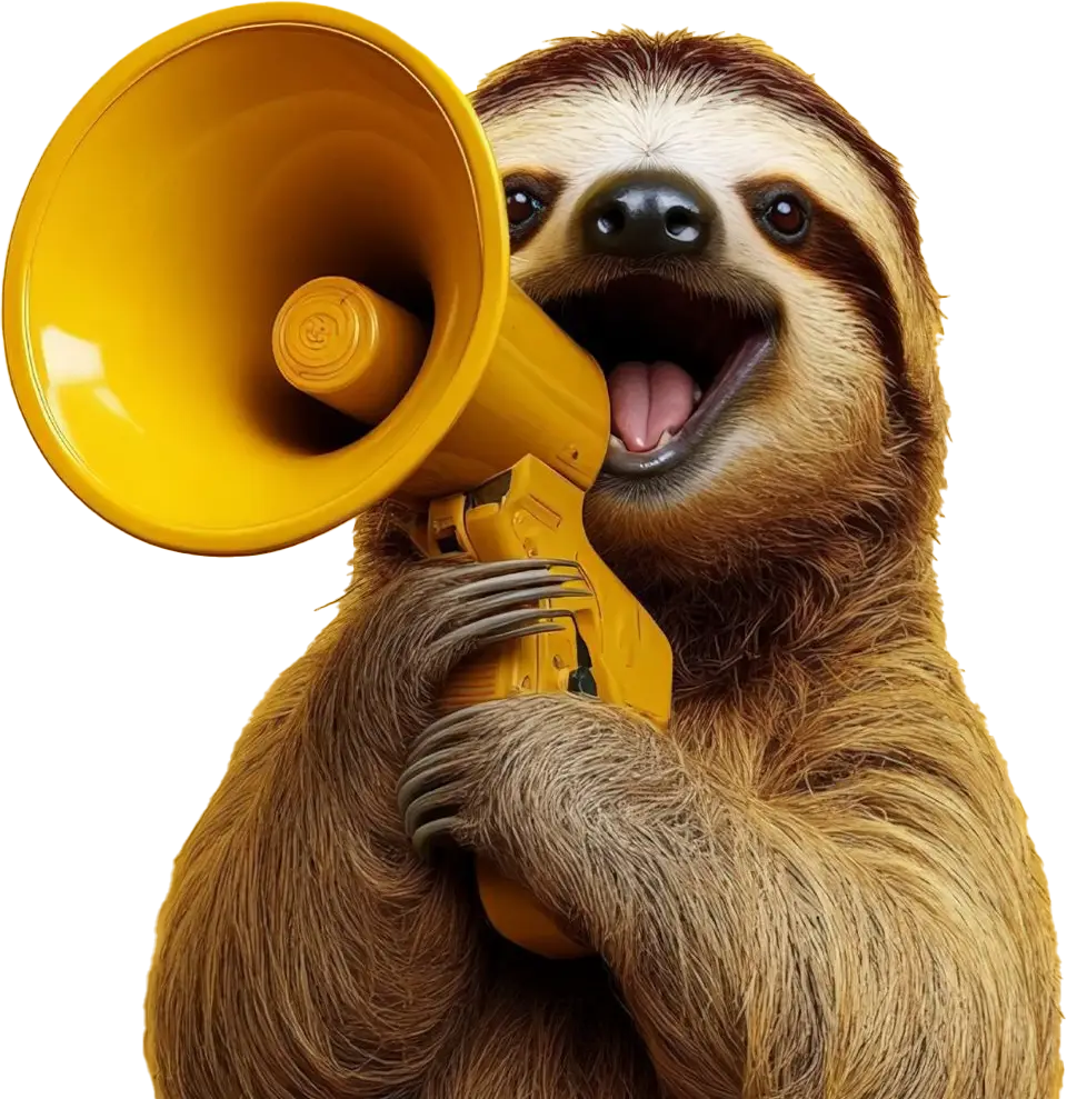 TMLA Newsletter Sloth